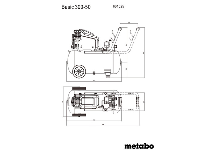 Компрессор METABO Basic 300-50