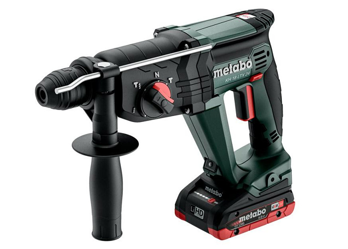 Аккумуляторный перфоратор METABO KH 18 LTX 24 (3x4.0Ah LiHD, ASC 55, metaBOX 165 L)