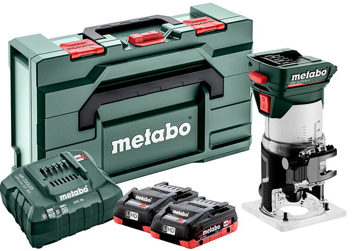 Аккумуляторный кромочный фрезер METABO FMV 18 LTX BL 8