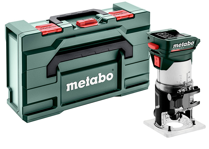 Аккумуляторный кромочный фрезер METABO FMV 18 LTX BL 8