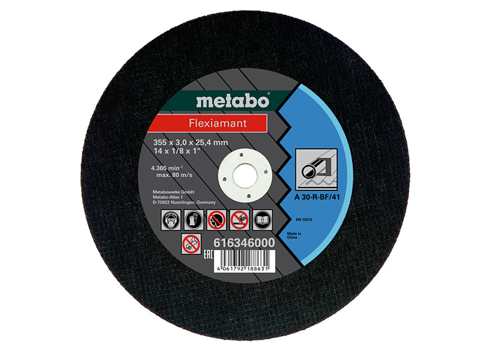 Отрезной диск METABO 355x3 мм Flexiamant