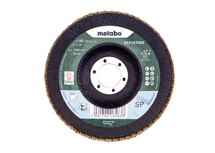 Ламельний шліфувальний диск METABO 125 mm P 40