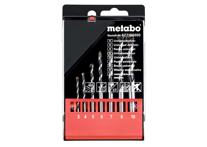 Набор универсальных сверл METABO 627186000