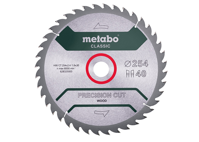Пильный диск METABO PrecisionCutClassic 254x30мм Blister