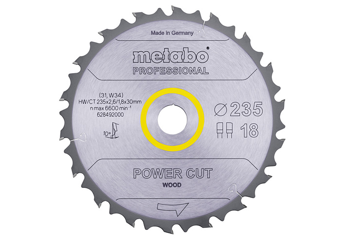 Пильный диск METABO 235x30 18FZ/FA 10°