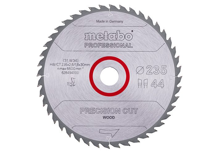 Пильный диск METABO 235x30 44 WZ15°