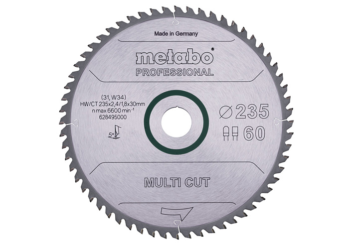 Пильный диск METABO 235x30 60 FZ/TZ15°