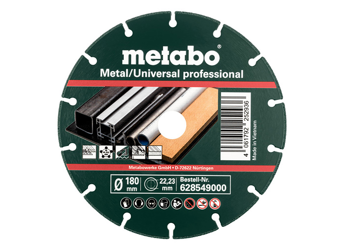 Алмазный отрезной диск METABO MU-P 115 мм