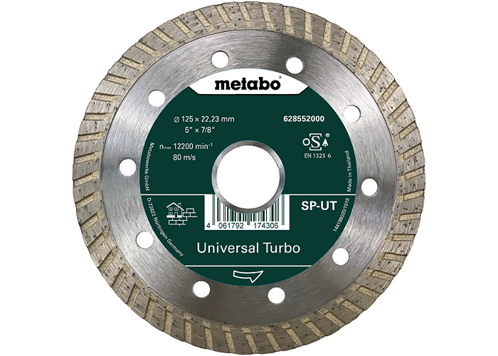 Алмазный отрезной круг METABO SP - UT, 125X22,23мм (628552000)