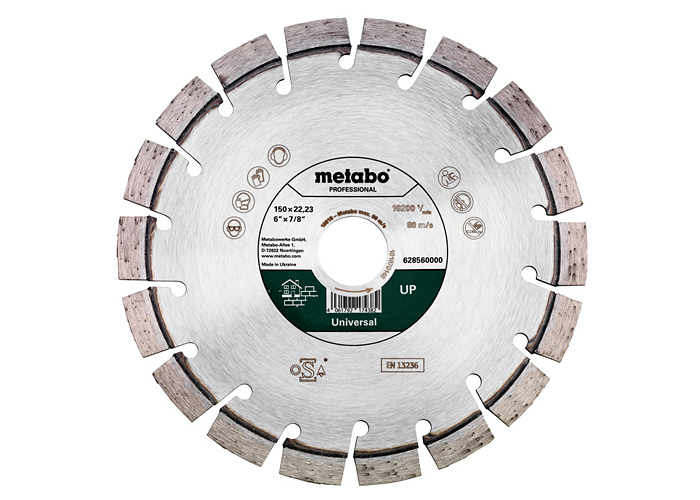 Алмазный отрезной круг Professional METABO UP 150X22,23мм (628560000)