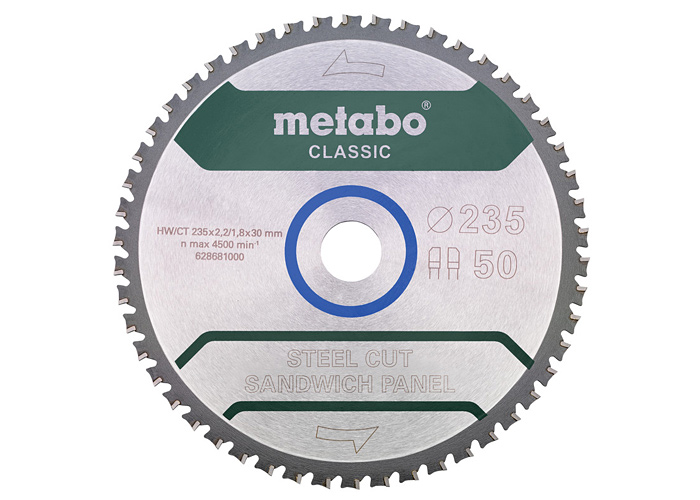 Пильный диск METABO 235X30 Z50 FZ/FA 4° (628681000)