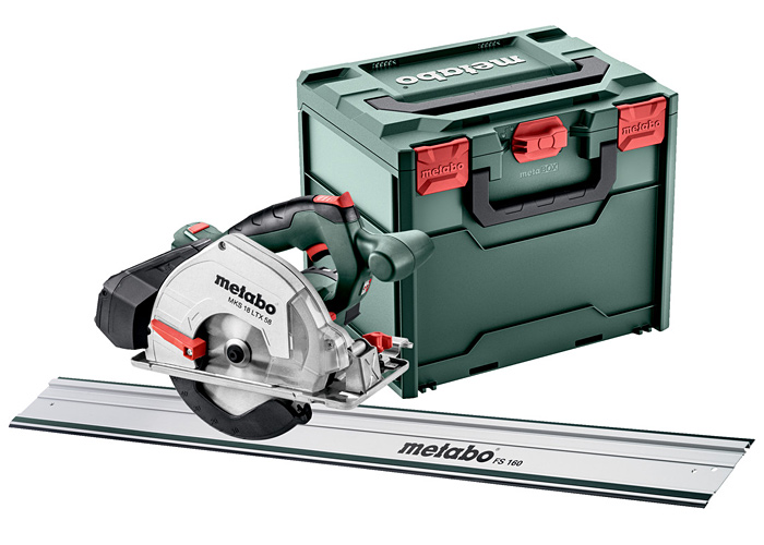 Аккумуляторная дисковая пила METABO MKS 18 LTX 58 + FS 160