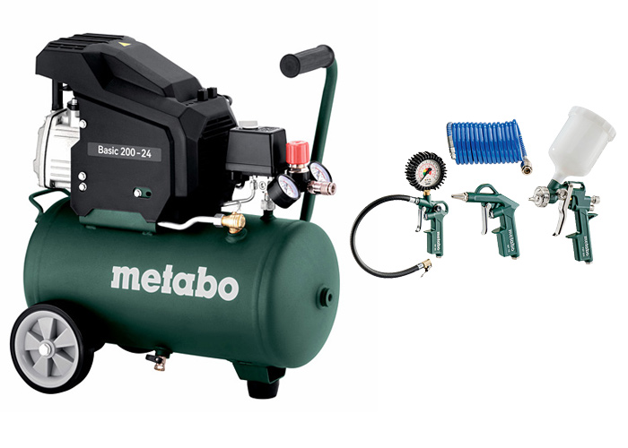 Компрессор METABO Basic 200-24 + LPZ4