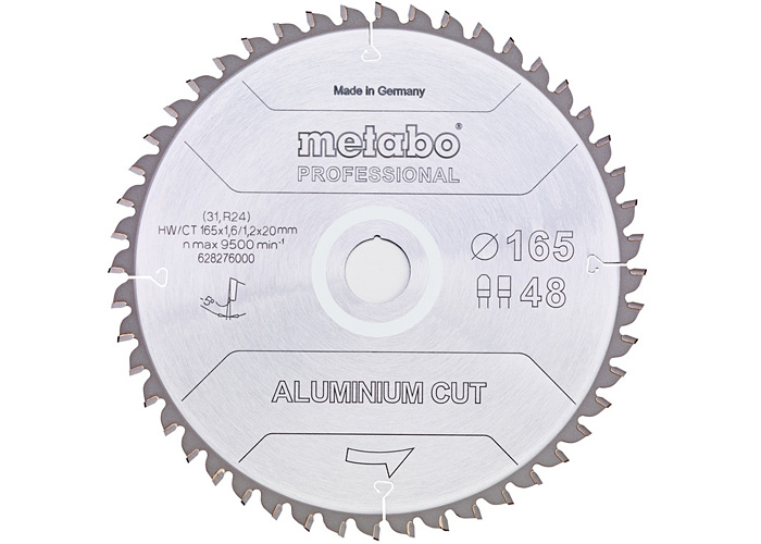 Пильний диск METABO Aluminium Cut Prof 190 мм (628296000)