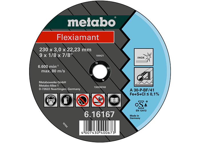 Отрезной круг  METABO Flexiamant Super 230 мм (616252000)