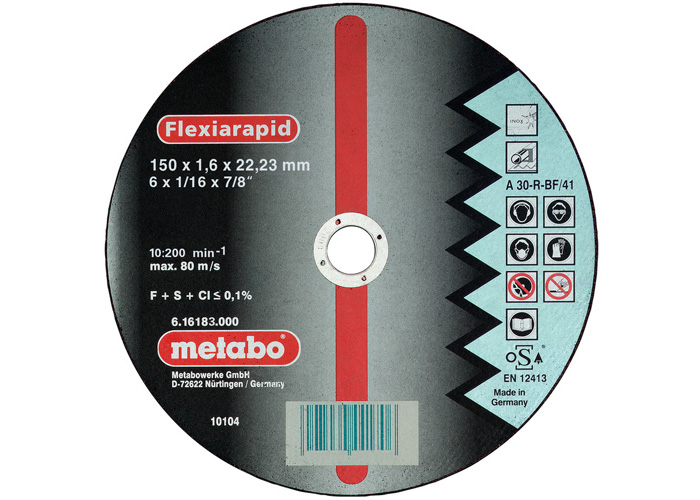 Отрезной круг  METABO Flexiarapid Inox 150 мм (616183000)