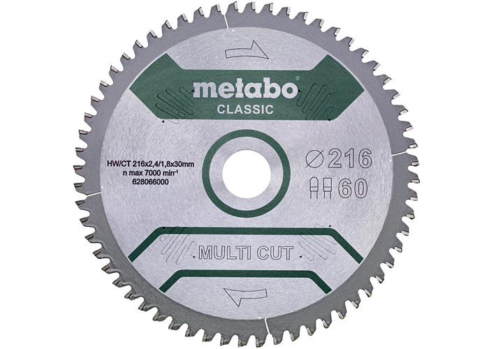 Пильный диск METABO Multi Cut Classic 254 мм (628666000)