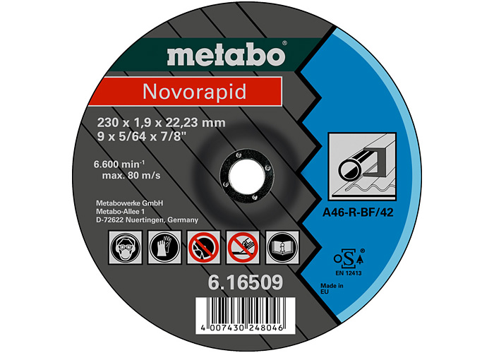 Відрізний круг METABO Novorapid 230 мм (616509000)
