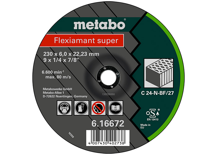 Обдирний круг METABO Flexiamant Super 180 мм (616660000)