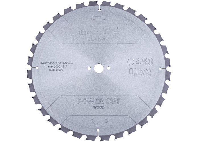 Пильний диск METABO Power Cut Wood Classic 450 мм (628648000)