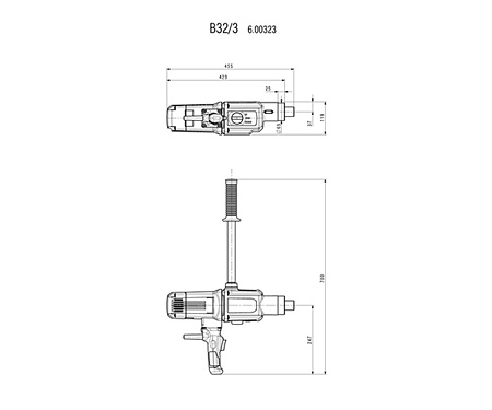 Дриль METABO B 32/3