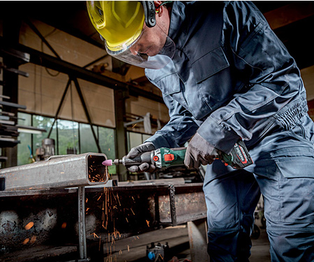 Аккумуляторная прямошлифовальная машина METABO GVB 18 LTX BL 11-28