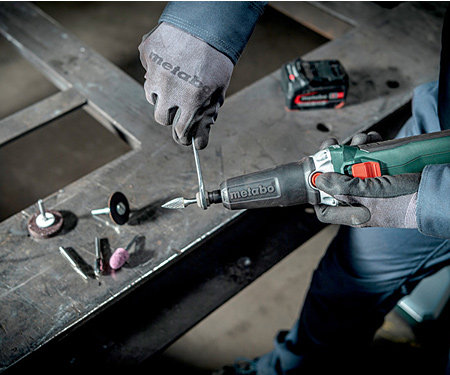 Аккумуляторная прямошлифовальная машина METABO GVB 18 LTX BL 11-28