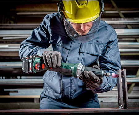Аккумуляторная прямошлифовальная машина METABO GVPB 18 LTX BL 11-28