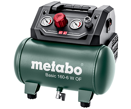 Безмасляный компрессор METABO Basic 160-6 W OF