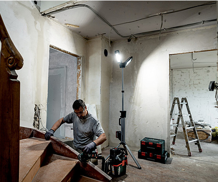 Прожектор на триподе METABO BSA 18 LED 5000 DUO-S (Каркас)