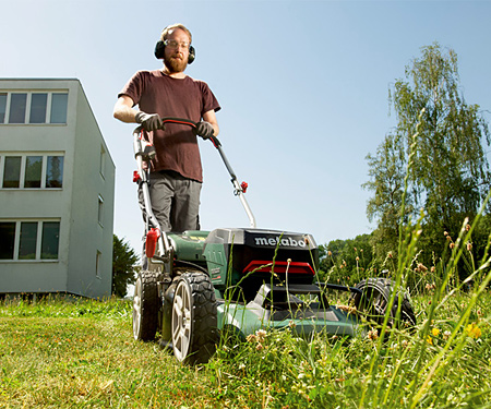 Аккумуляторная газонокосилка METABO RM 36-18 LTX BL 46 Каркас