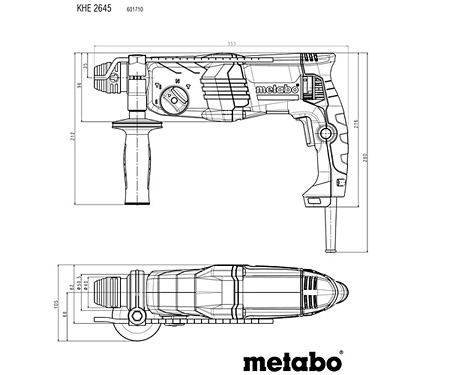 Перфоратор SDS-plus METABO KHE 2645