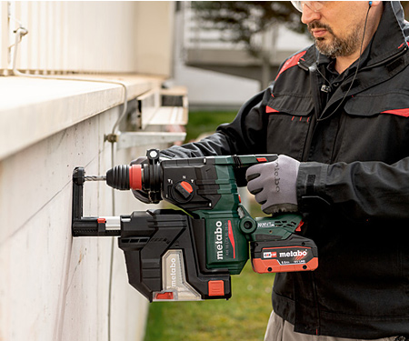 Акумуляторний перфоратор METABO KH 18 LTX BL 28 Q (2x LiHD 5,5Ah, ASC 145, metaBOX 165 L)