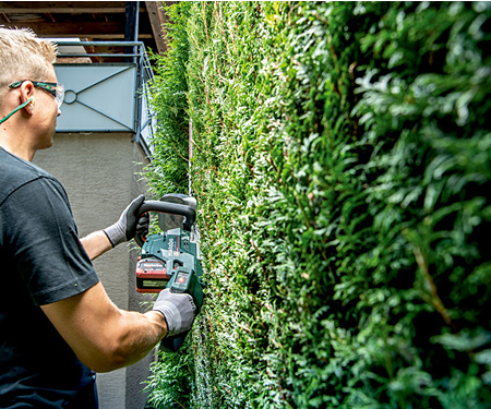 Аккумуляторный кусторез METABO HS 18 LTX BL 55 (Каркас)