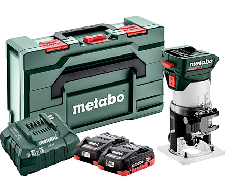 Аккумуляторный кромочный фрезер METABO FMV 18 LTX BL 8