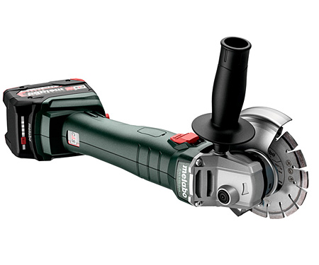Акумуляторна болгарка METABO W 18 L 9-125 (Каркас, metaBOX 165 L)