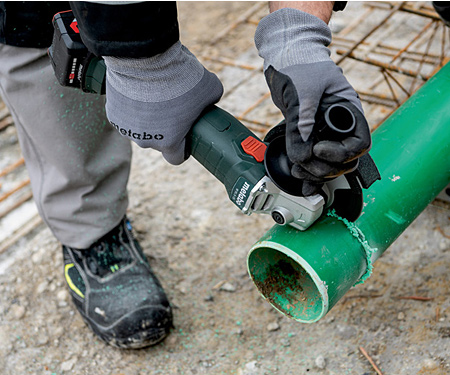 Акумуляторна болгарка METABO W 18 L 9-125 Quick (Каркас, metaBOX 165 L)