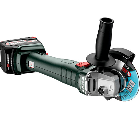 Акумуляторна болгарка METABO W 18 L 9-125 Quick (3x4,0Ah, ASC 55, metaBOX 165 L)