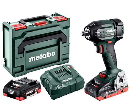 Акумуляторний ударний гайкокрут METABO SSW 18 LTX 550 BL (2х4 Аг, ASC 55, metaBOX 145)