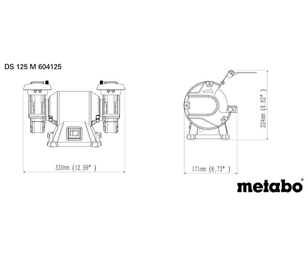 Точило METABO DS 125 M