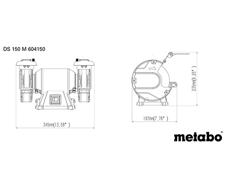 Точило METABO DS 150 M