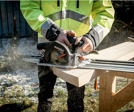  Аккумуляторная дисковая пила  METABO KS 18 LTX 57 BL