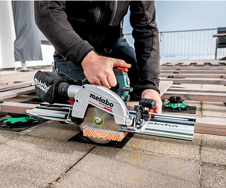 Аккумуляторная дисковая пила METABO KS 18 LTX 66 BL (2x LiHD 5,5Ah, ASC 145, metaBOX 340)