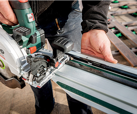 Аккумуляторная дисковая пила METABO KS 18 LTX 66 BL (2x LiHD 8,0 Ah, ASC 145, metaBOX 340)