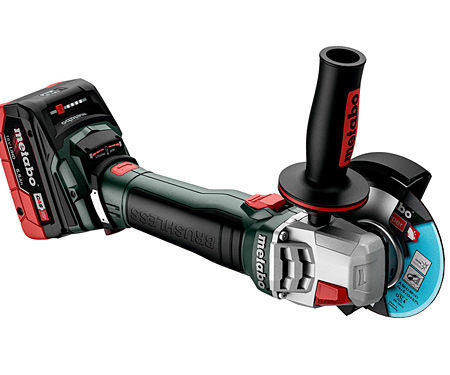 Акумуляторна болгарка METABO WB 18 LT BL 11-125 Quick (2x LiHD 5,5Ah, ASC 145, metaBOX 165 L)