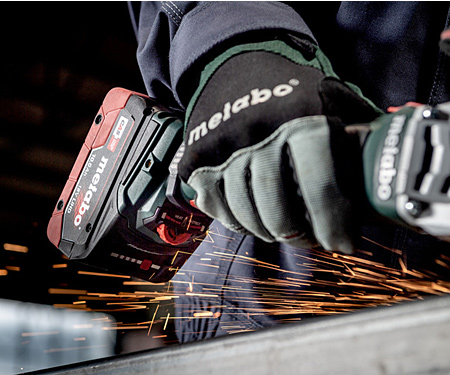 Акумуляторна болгарка METABO WVB 18 LT BL 11-115 Quick (Каркас, metaBOX 165 L)