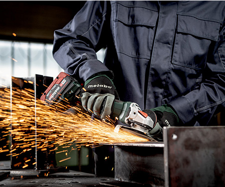 Акумуляторна болгарка METABO WVB 18 LT BL 11-125 Quick (Каркас, metaBOX 165 L)