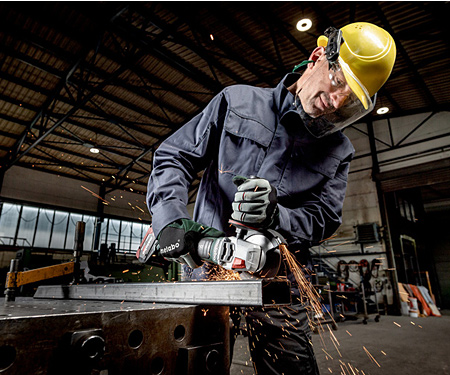 Акумуляторна болгарка METABO WPB 18 LT BL 11-125 Quick (Каркас, metaBOX 165 L)