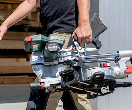 Аккумуляторная торцовочная пила METABO KGS 18 LTX BL 216 Каркас