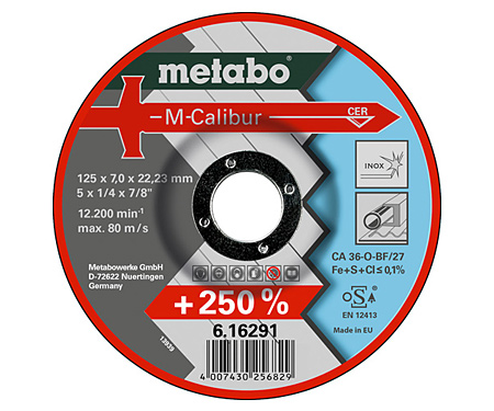 Зачистной диск METABO Inox M-Calibur 180x7,0x22,2 мм